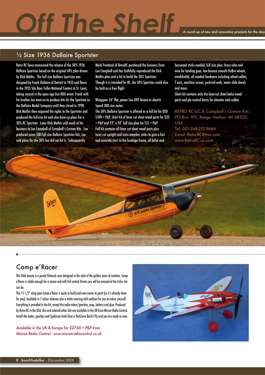 AeroModeller Preview Pages