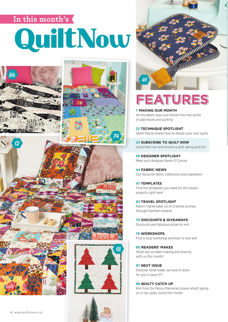 Quilt Now Preview Pages