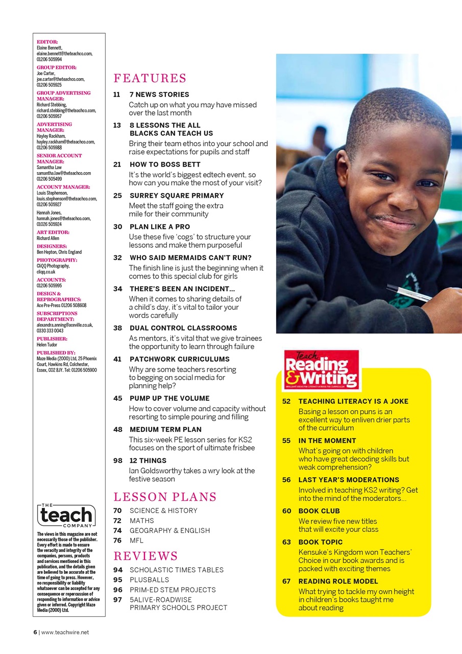 Teach Primary Preview Pages