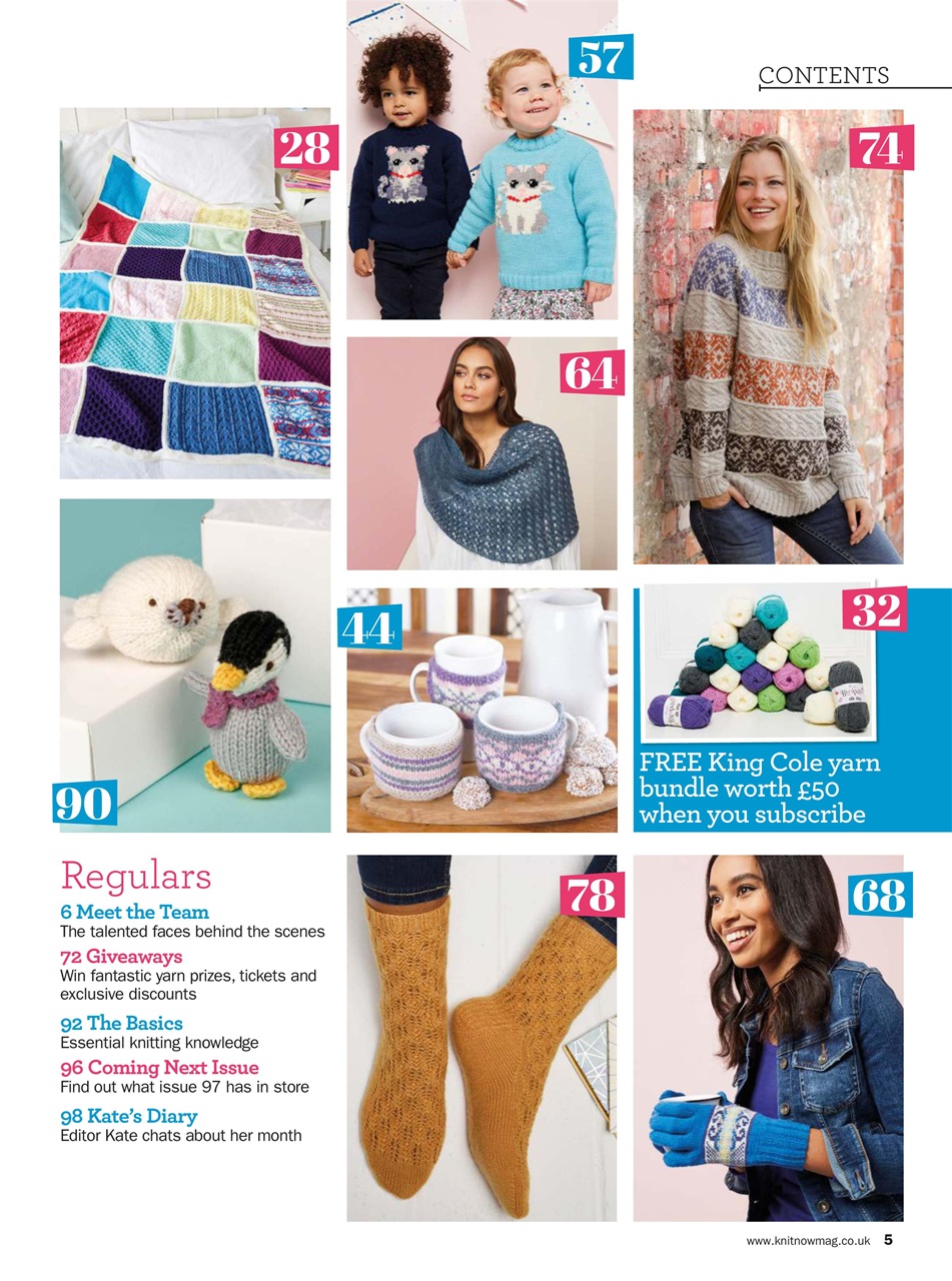 Knit Now Preview Pages