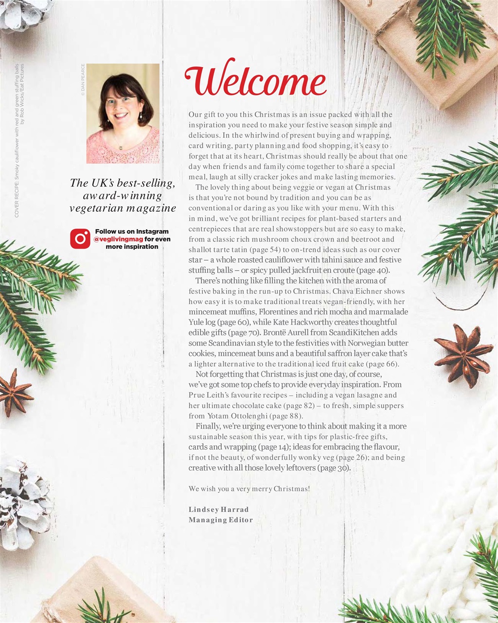 Vegetarian Living Preview Pages