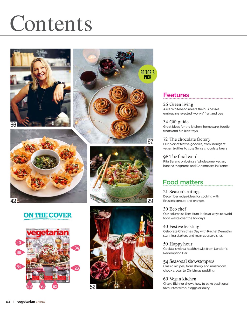 Vegetarian Living Preview Pages