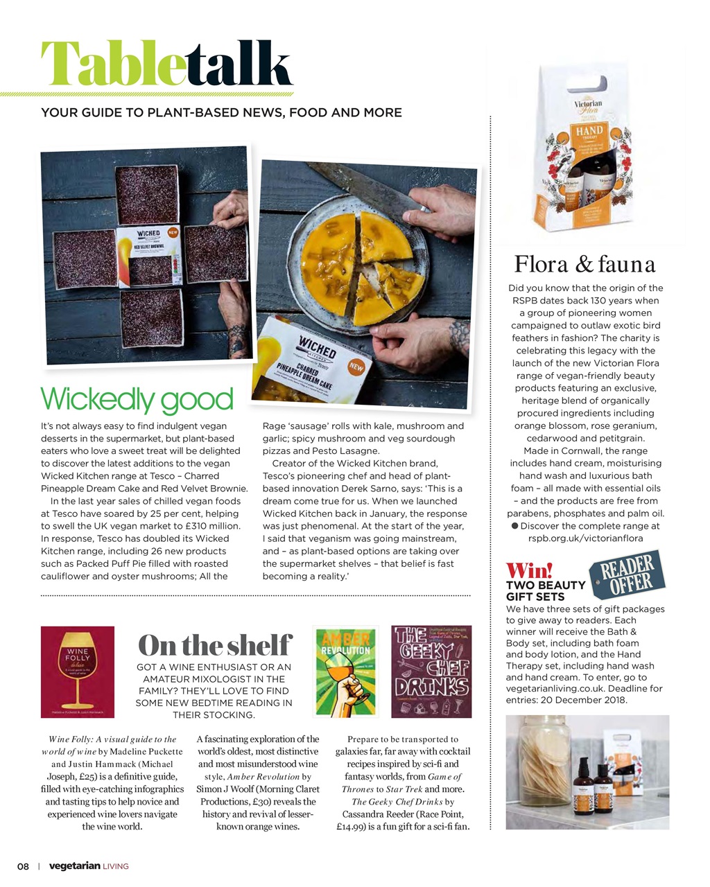 Vegetarian Living Preview Pages