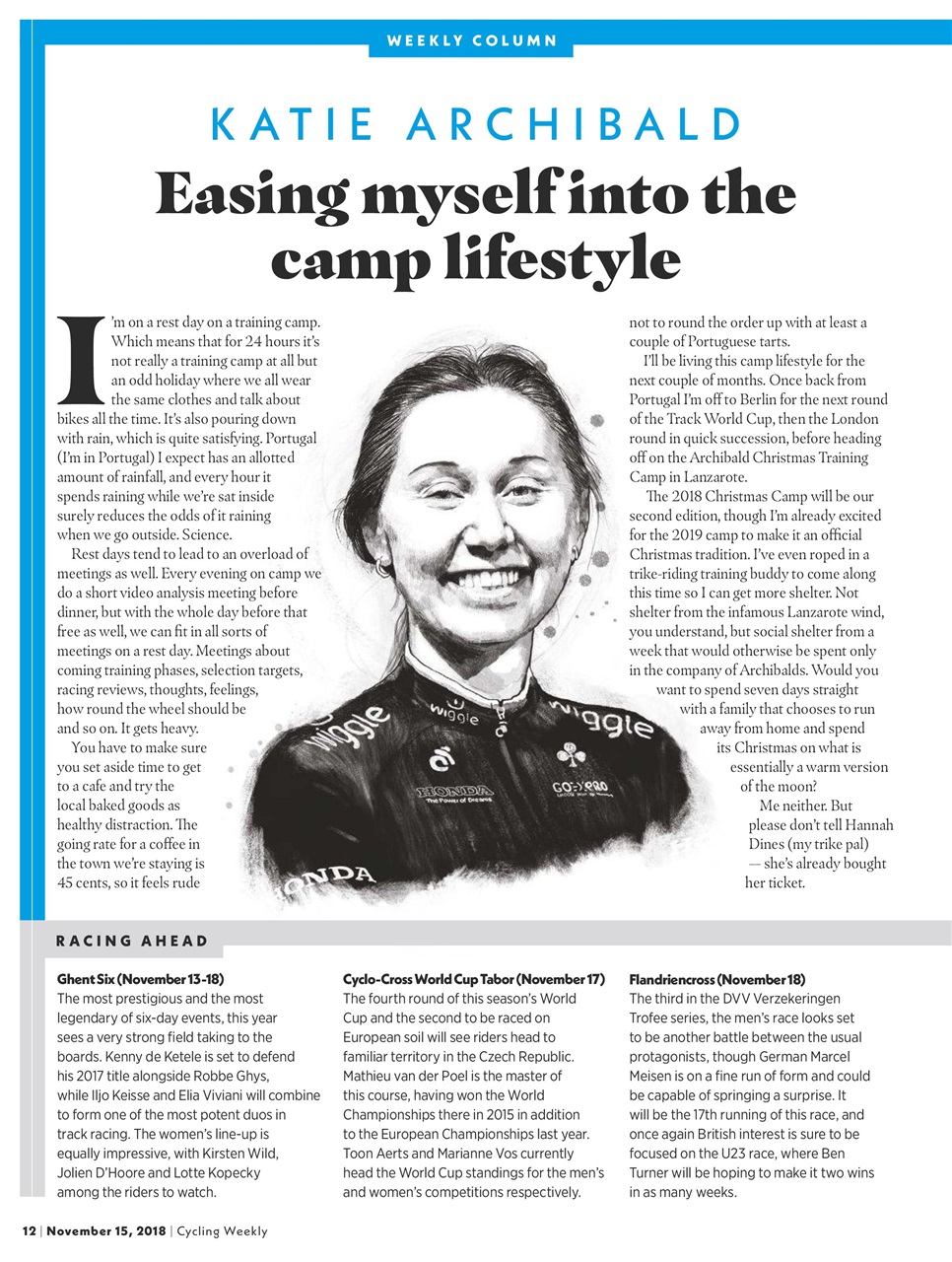 Cycling Weekly Preview Pages