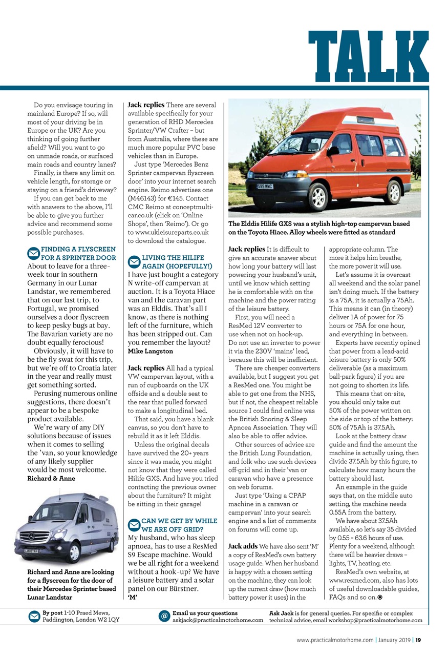 Practical Motorhome Preview Pages