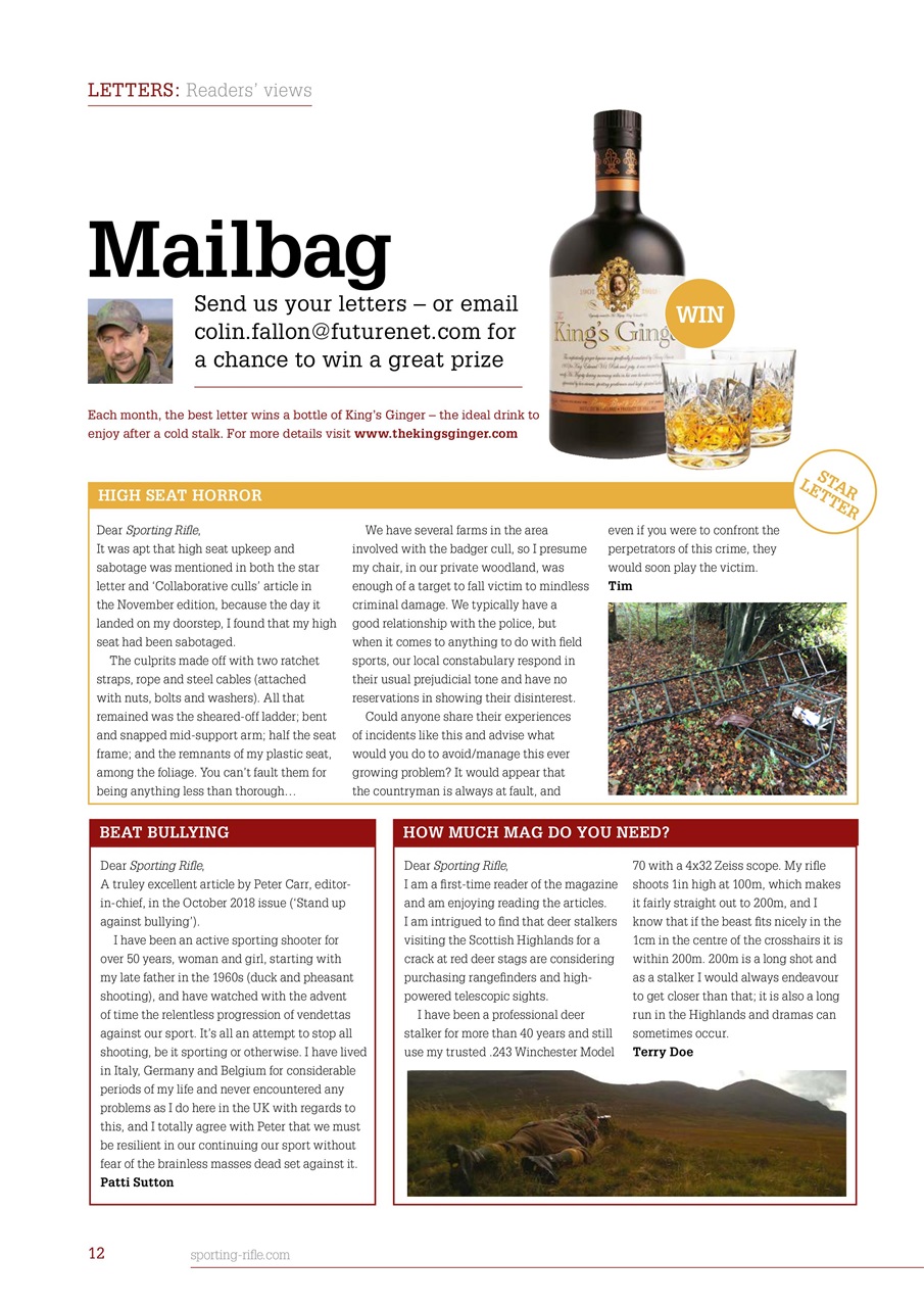 Sporting Rifle Preview Pages