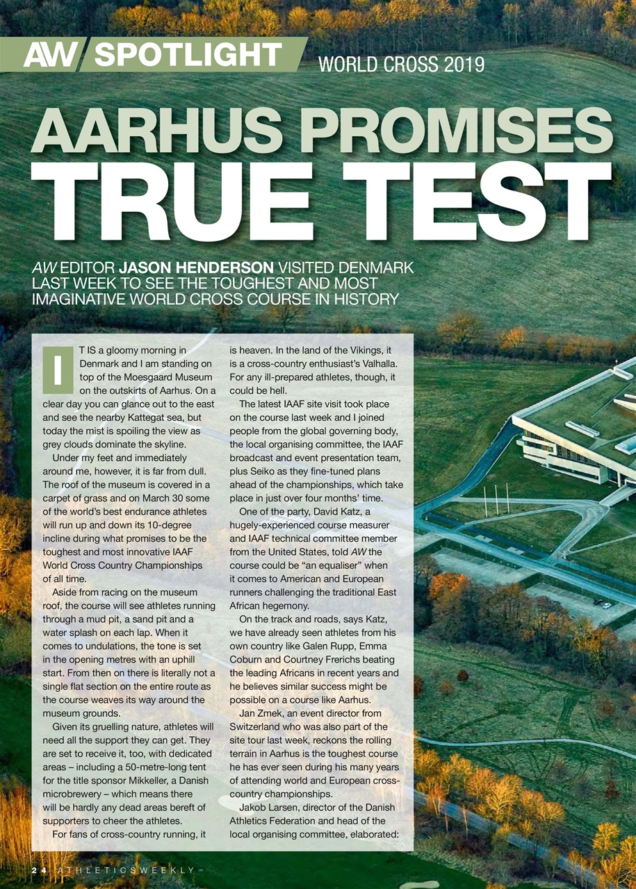 AW – Athletics Weekly Magazine Preview Pages