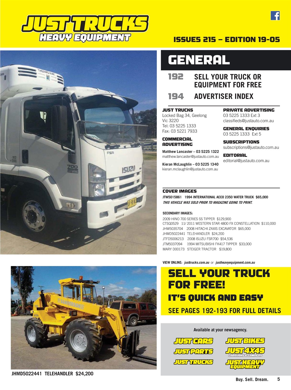 JUST TRUCKS Preview Pages