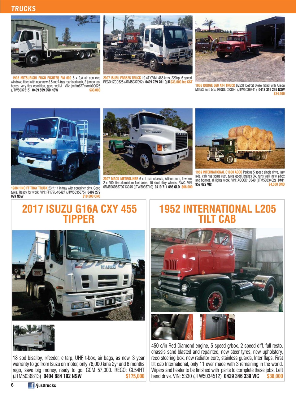 JUST TRUCKS Preview Pages