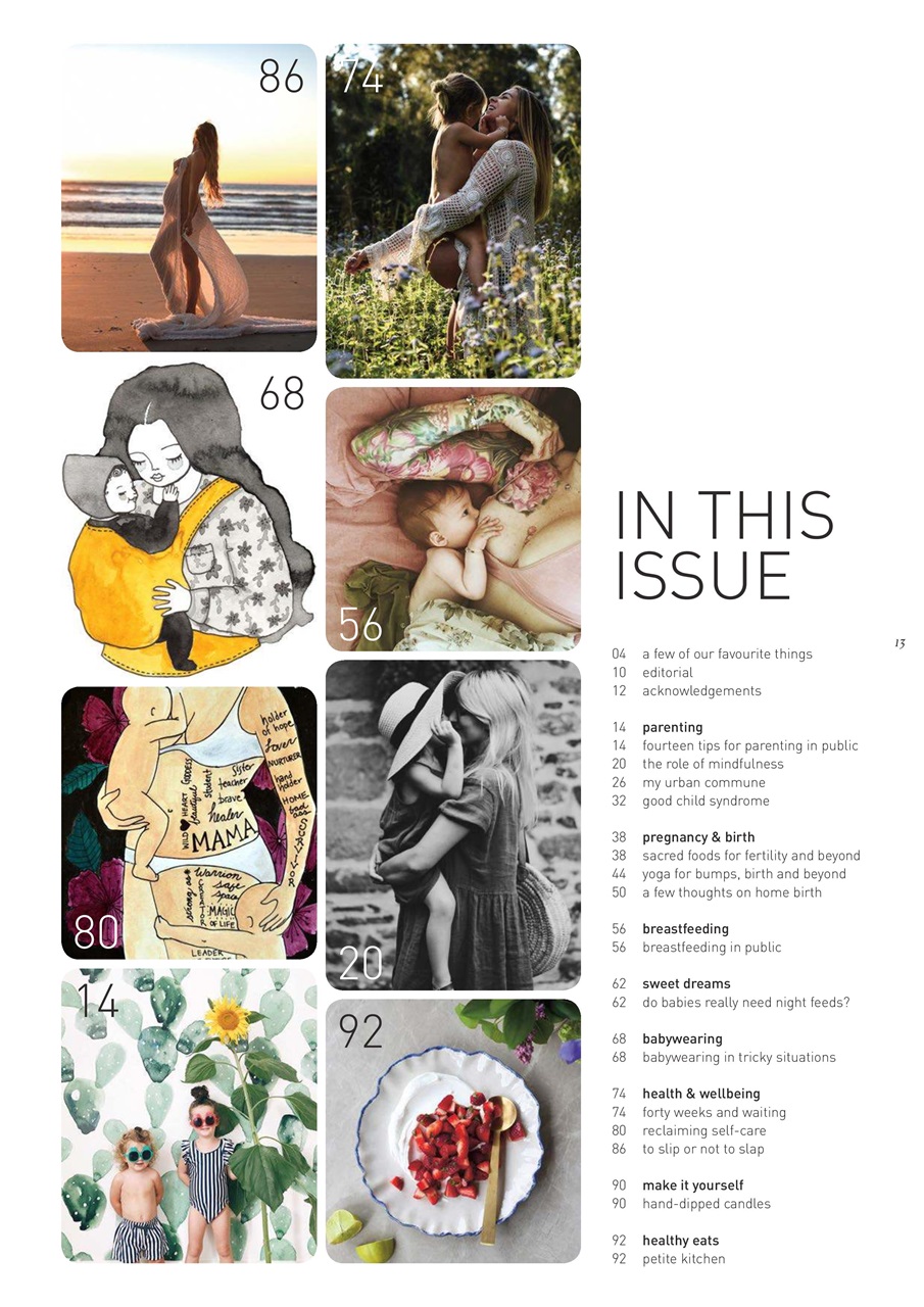 The Natural Parent Magazine Preview Pages