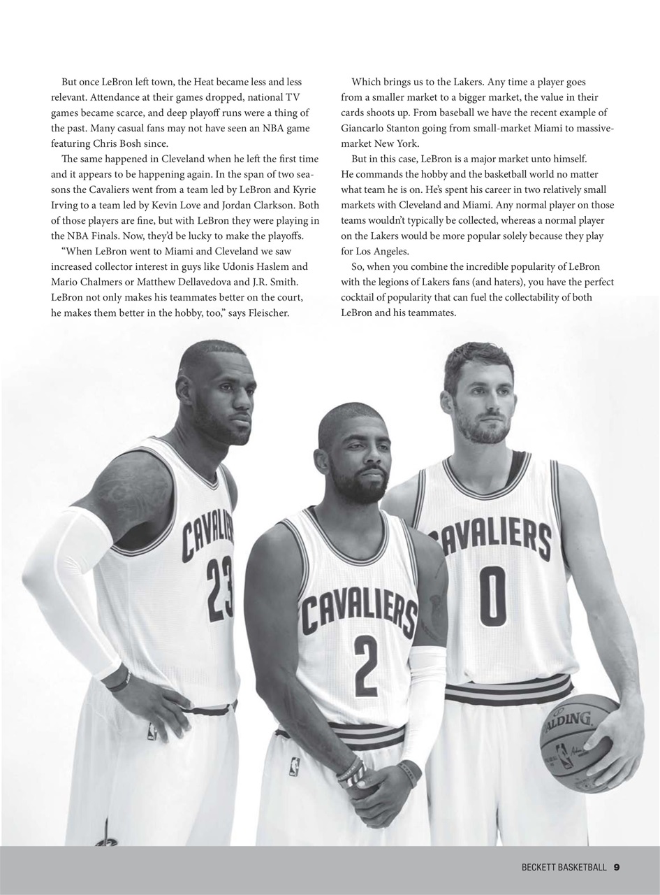 Beckett Basketball Magazine Preview Pages