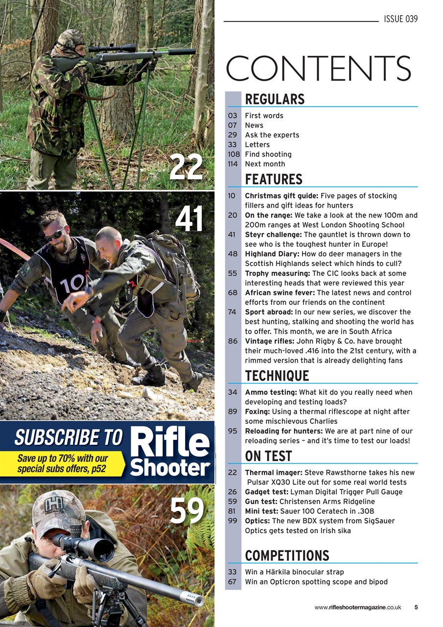 Rifle Shooter Preview Pages