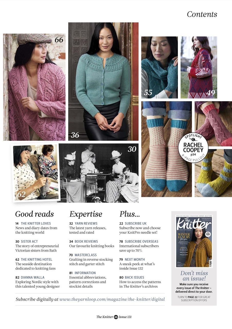 The Knitter Preview Pages
