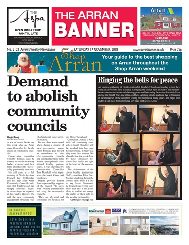 Arran Banner issue 17/11/18