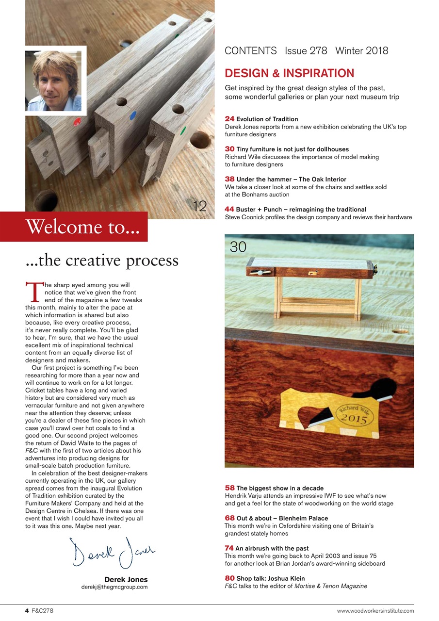 Furniture & Cabinetmaking Preview Pages