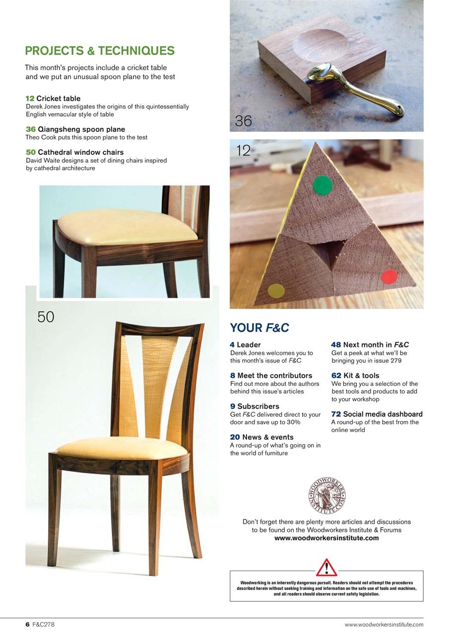 Furniture & Cabinetmaking Preview Pages