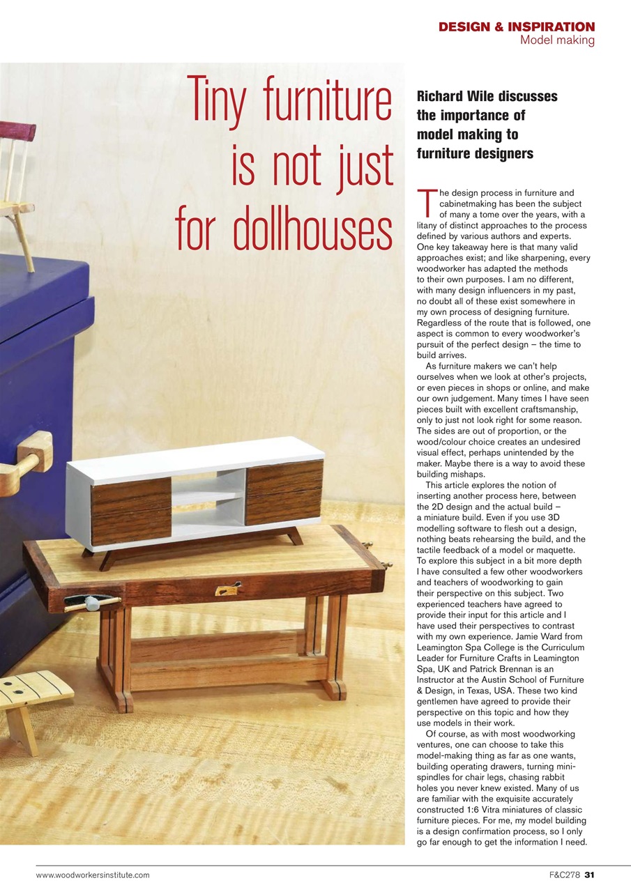 Furniture & Cabinetmaking Preview Pages
