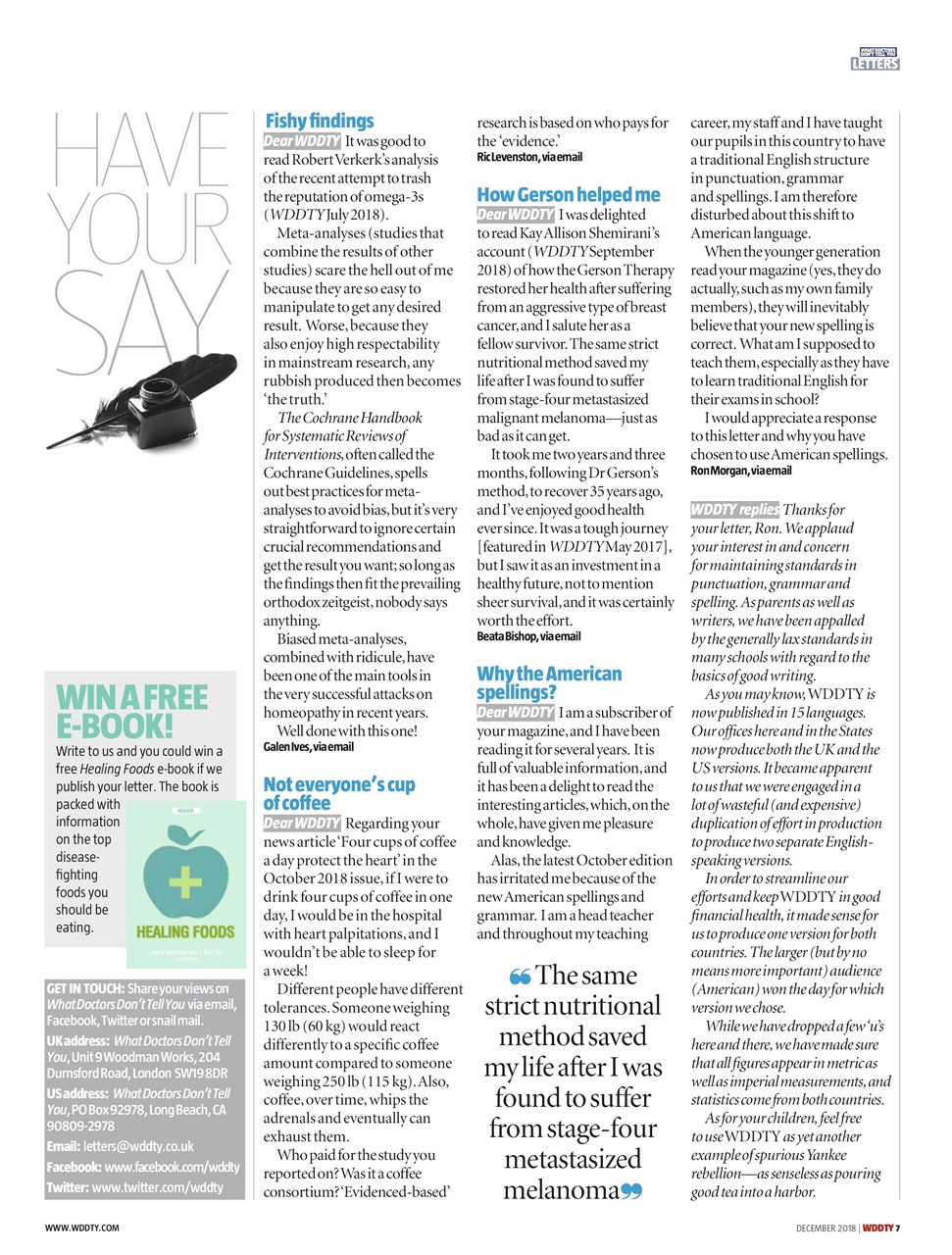 What Doctors Don't Tell You Preview Pages