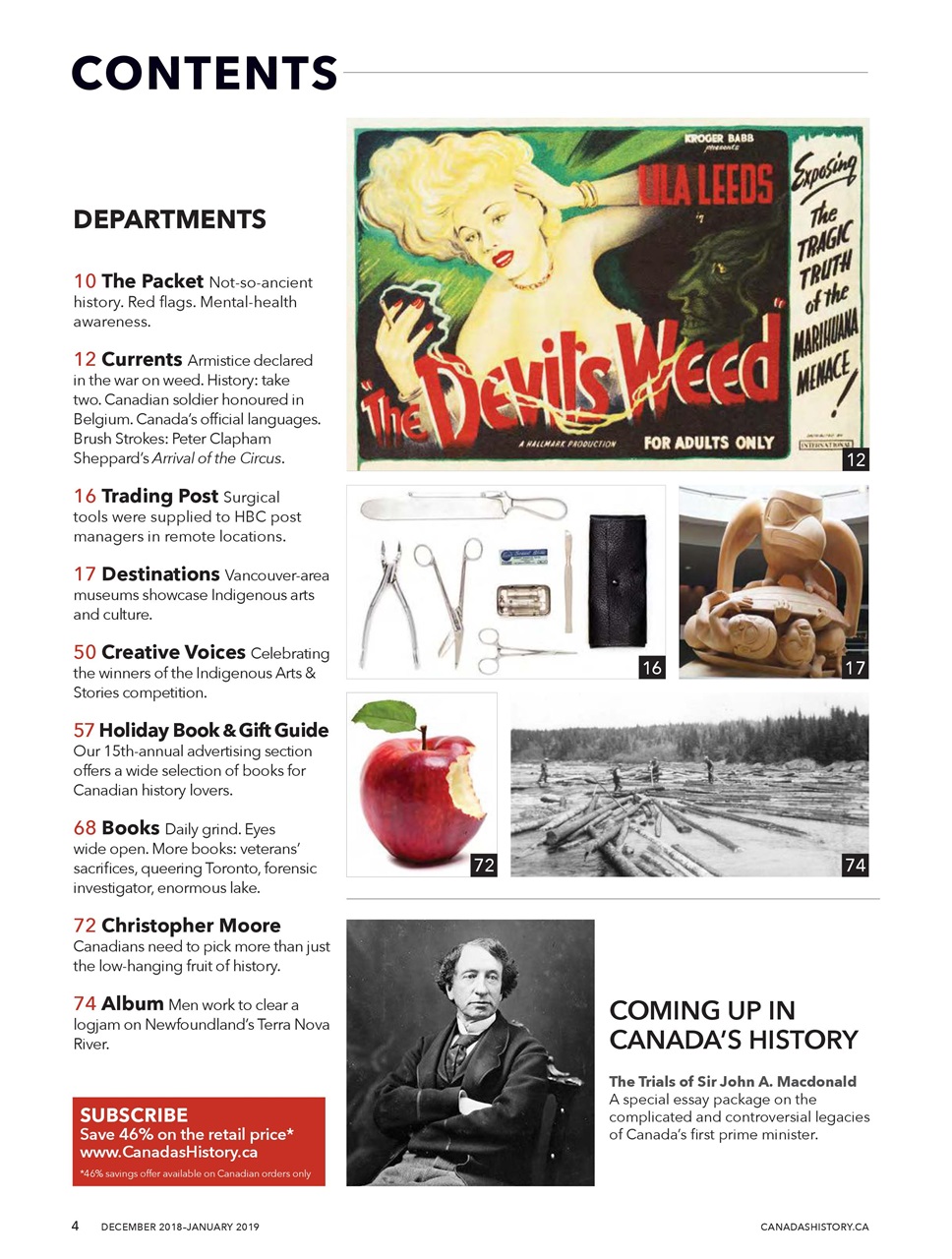 Canada's History Preview Pages