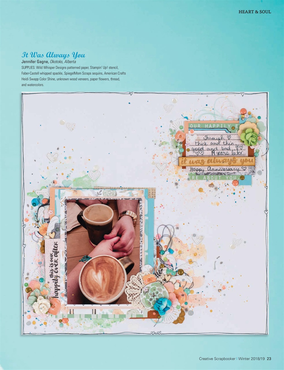 Creative Scrapbooker Preview Pages