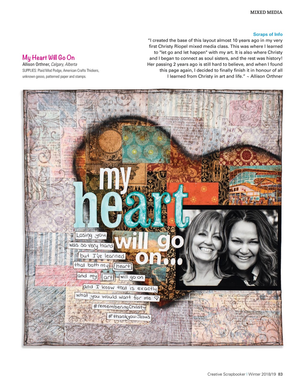 Creative Scrapbooker Preview Pages