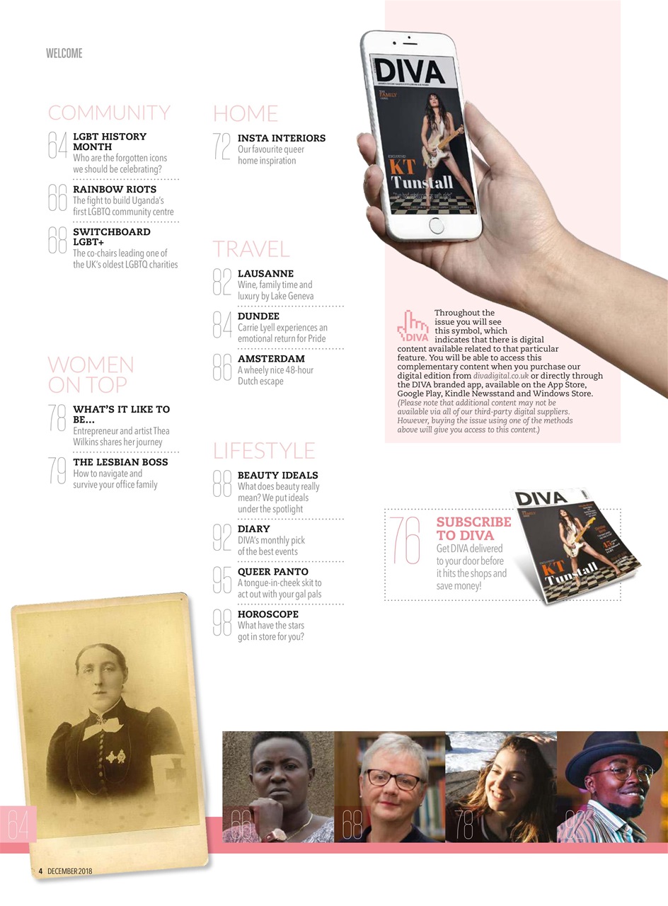 DIVA Magazine Preview Pages