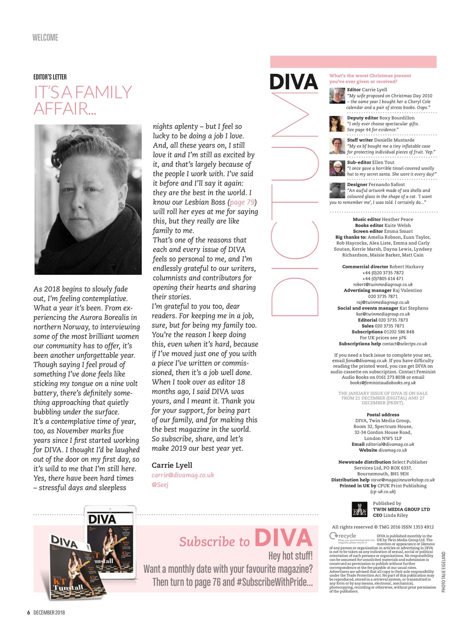 DIVA Magazine Preview Pages