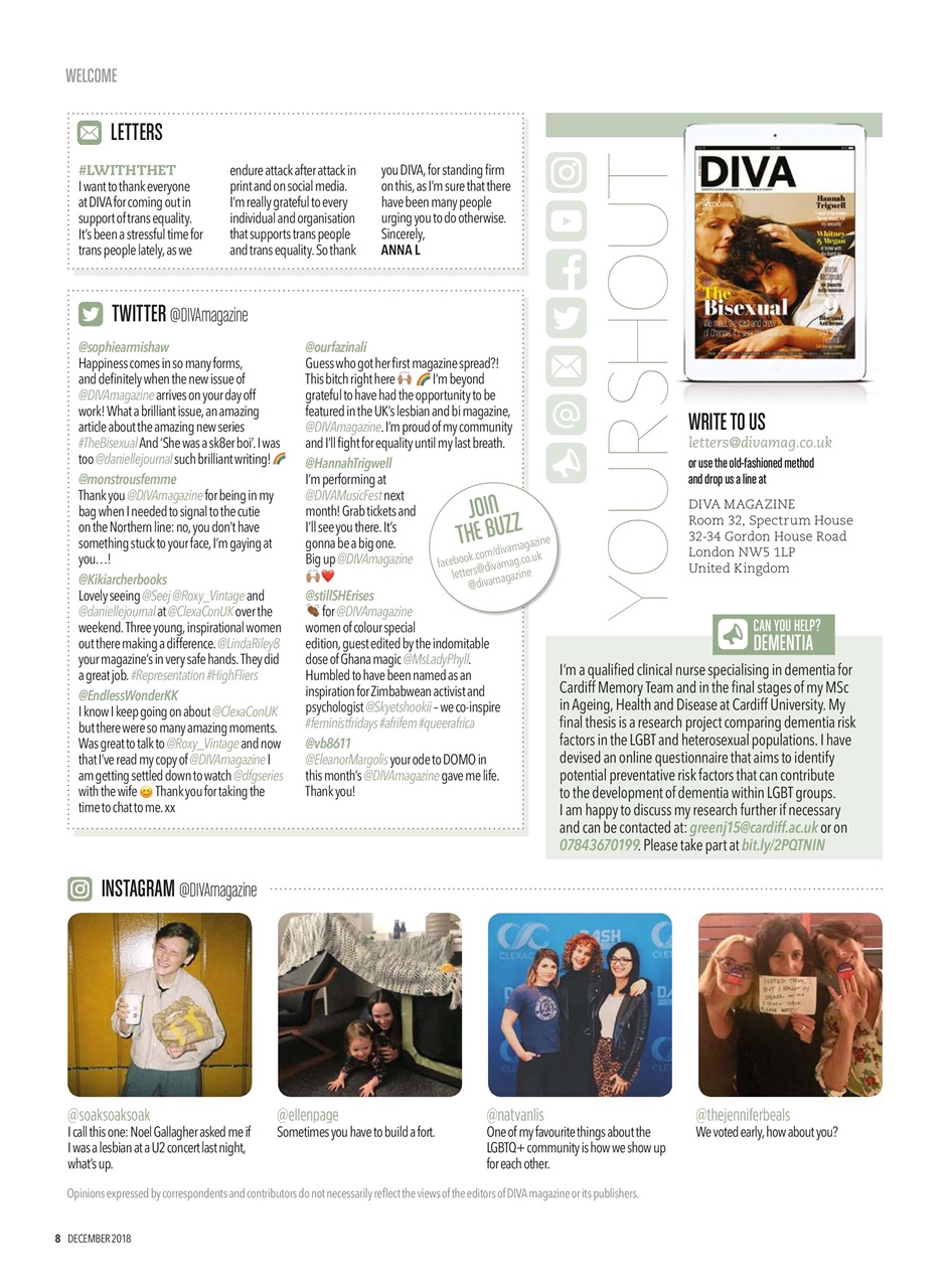 DIVA Magazine Preview Pages