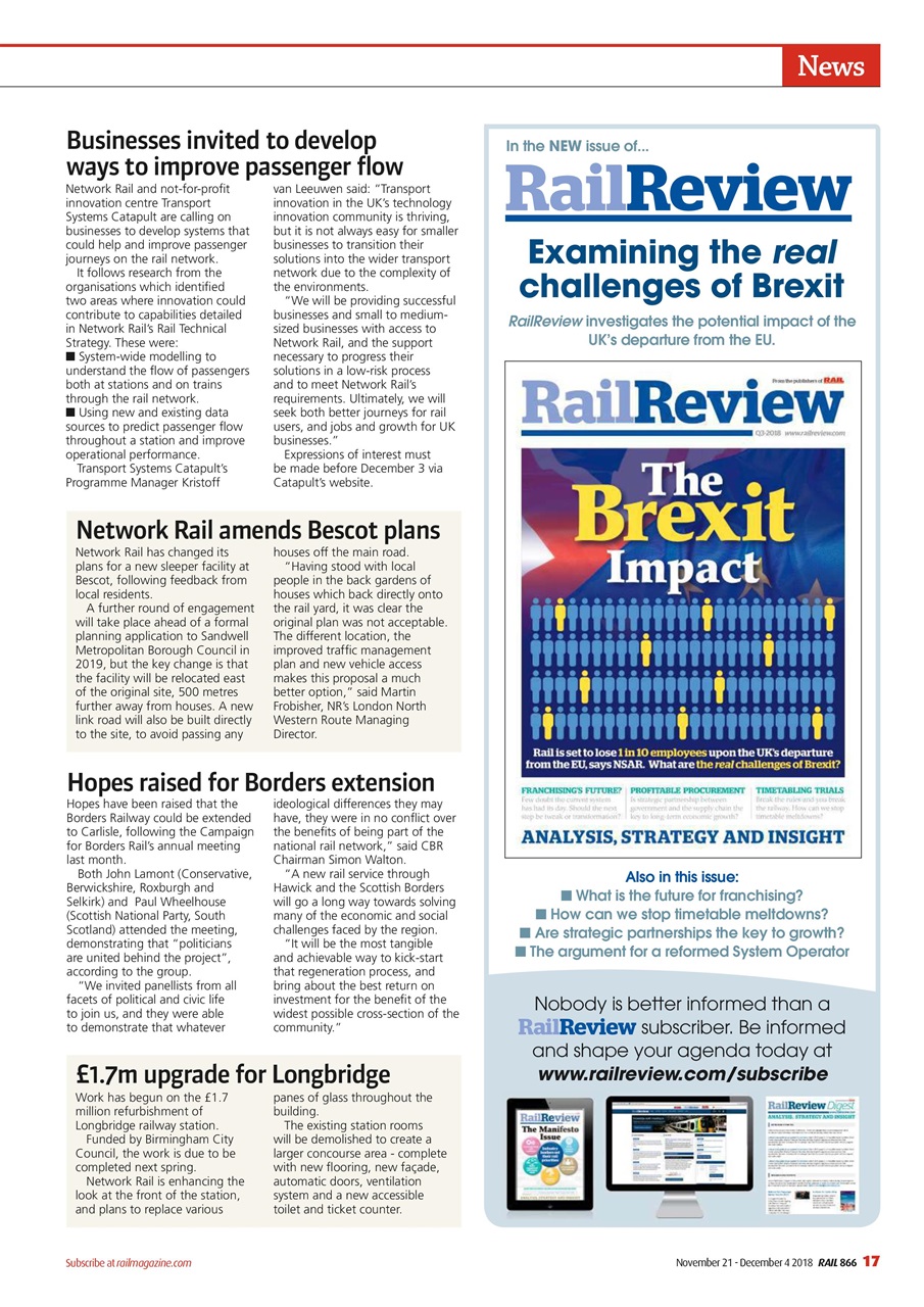 Rail Preview Pages