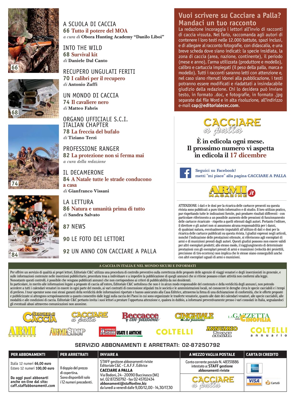 Caccia Magazine Preview Pages