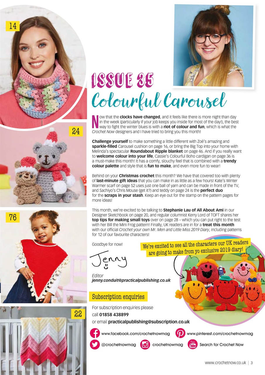 Crochet Now Magazine Preview Pages