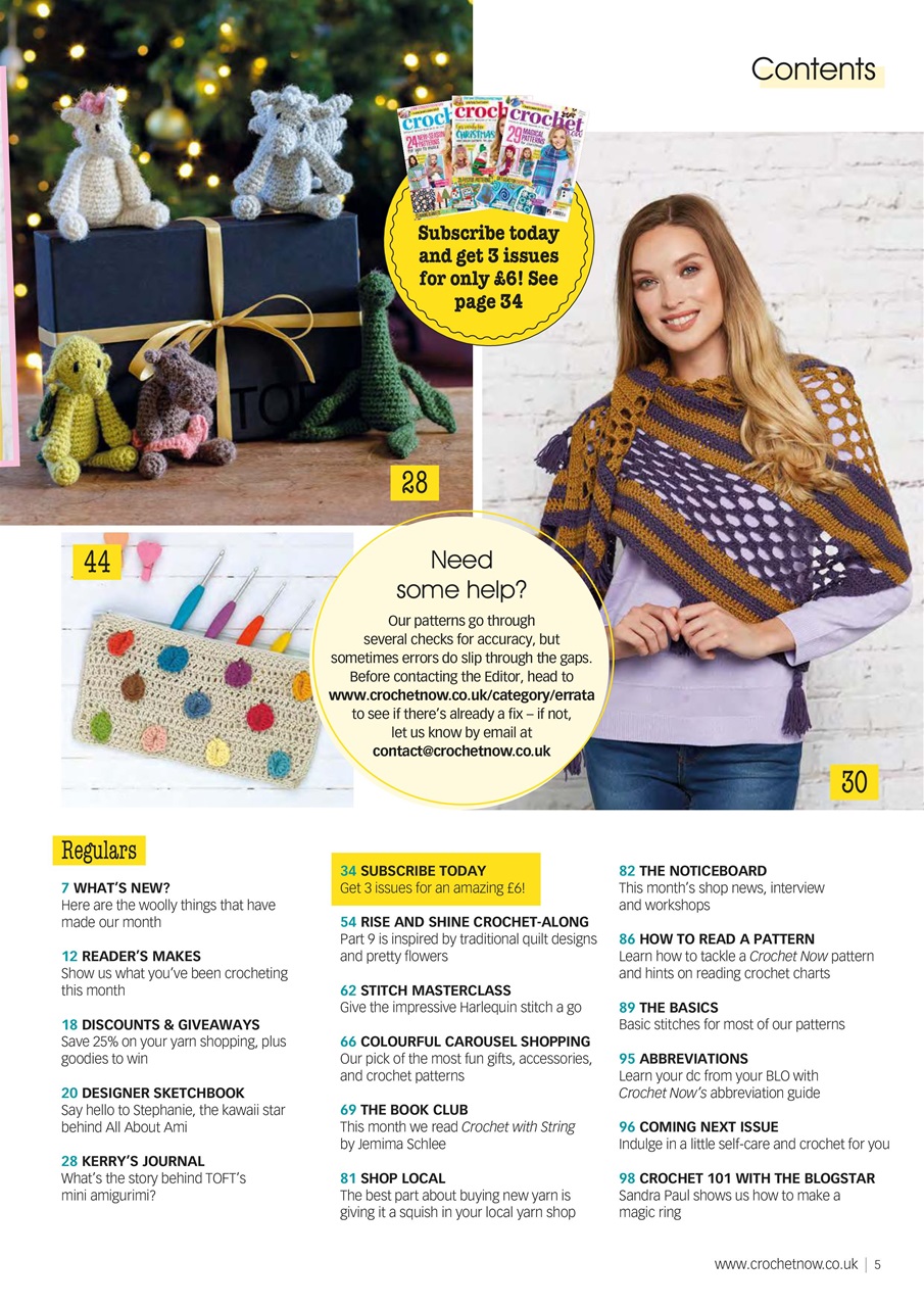 Crochet Now Magazine Preview Pages