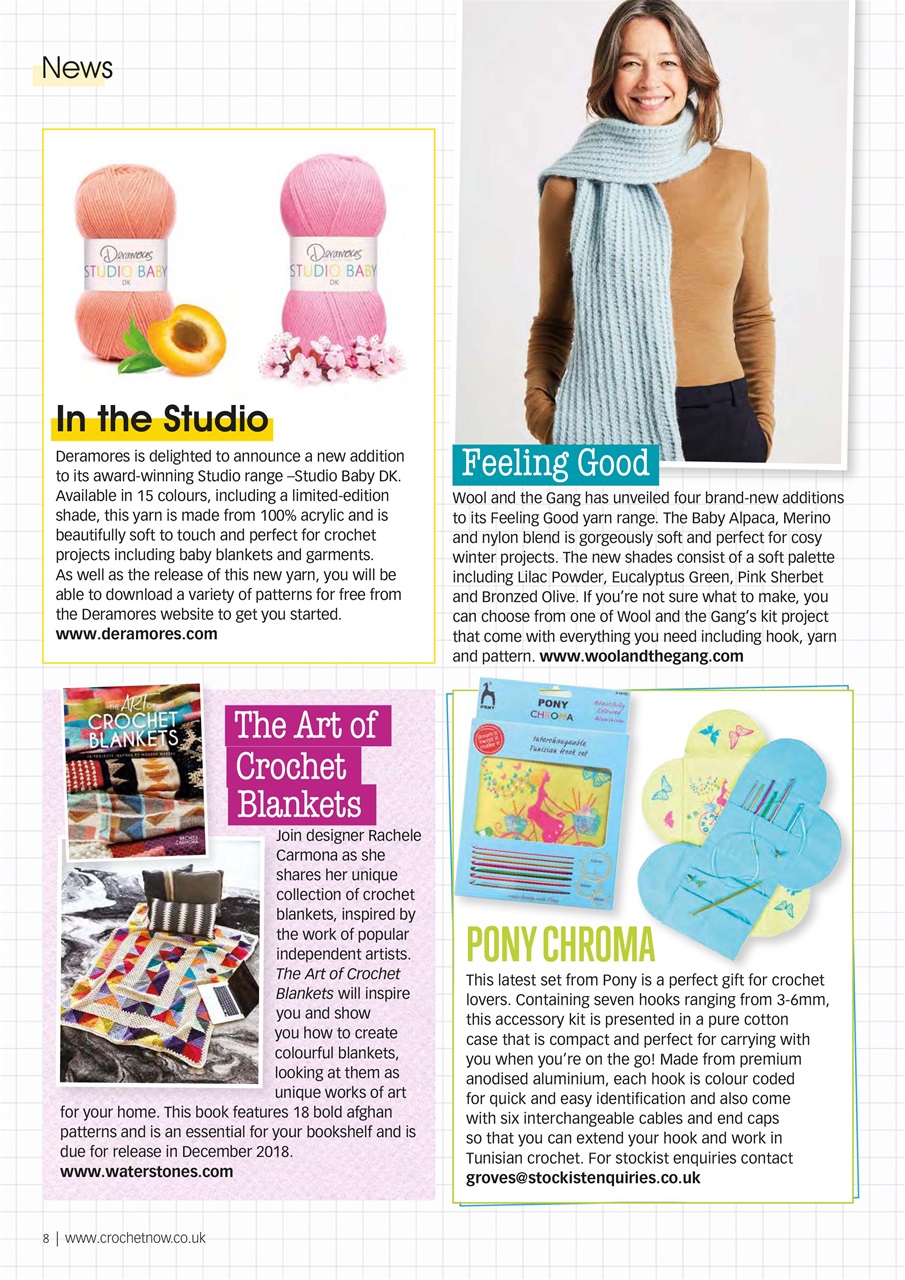 Crochet Now Magazine Preview Pages