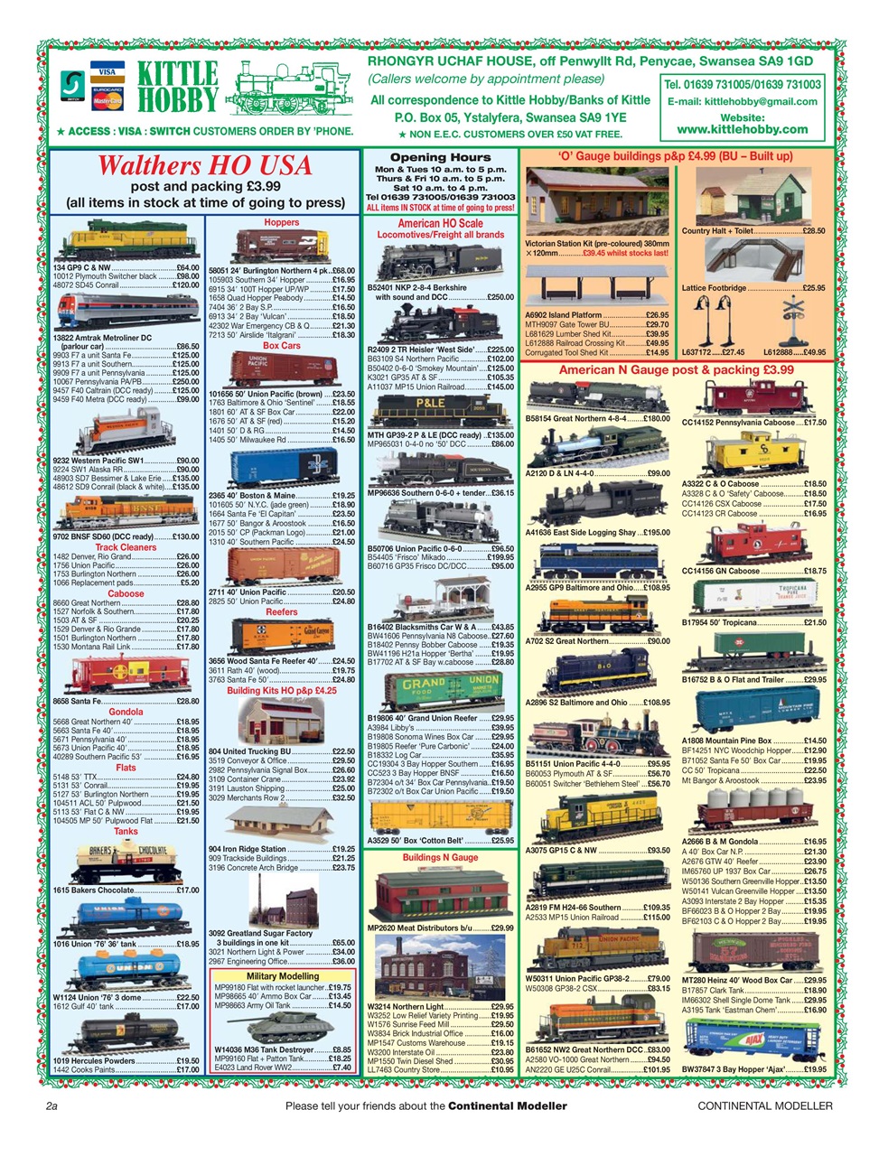 Continental Modeller Preview Pages