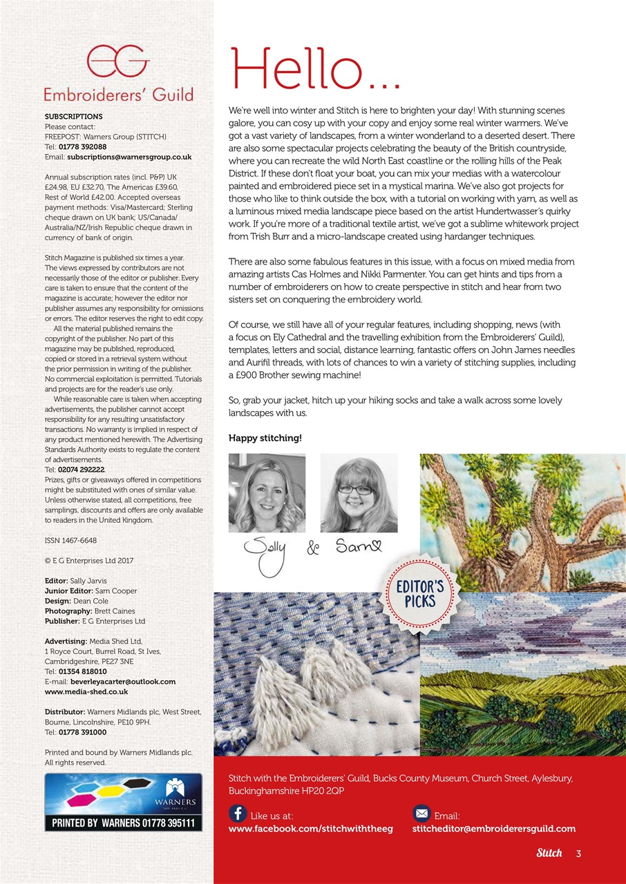 Stitch magazine Preview Pages