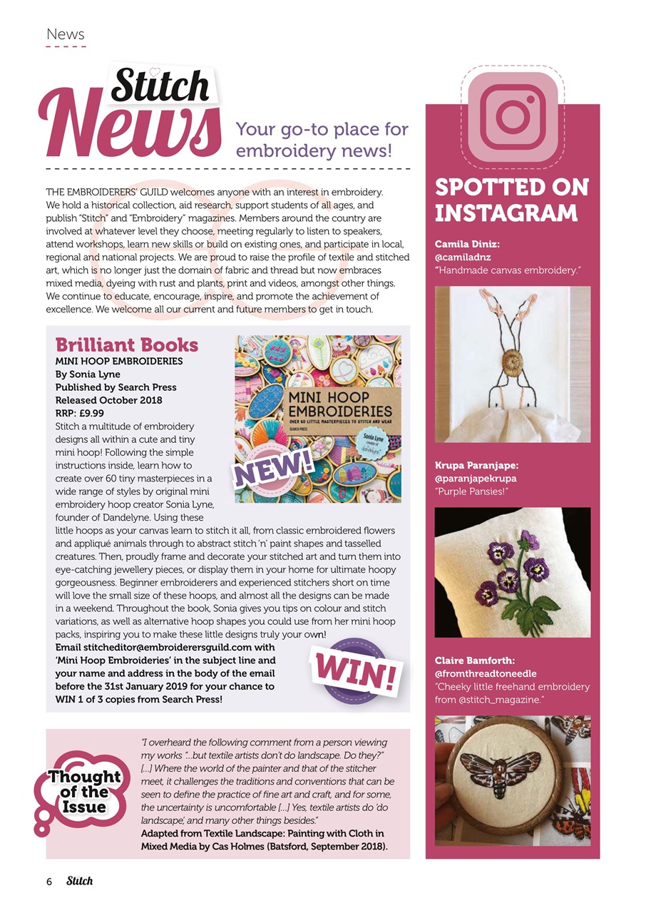 Stitch magazine Preview Pages