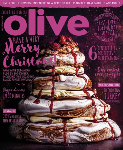 Olive Magazine issue Christmas 2018