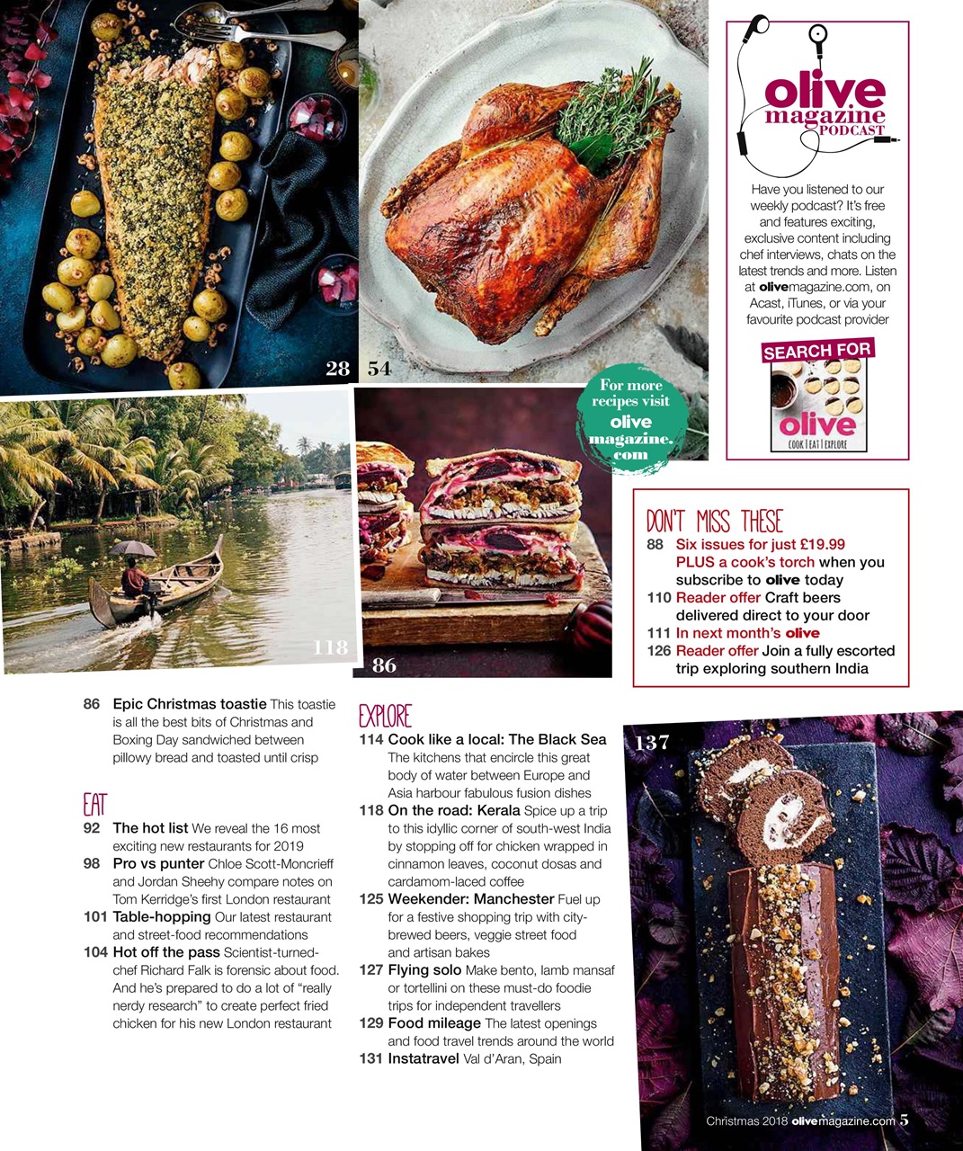 Olive Magazine Preview Pages