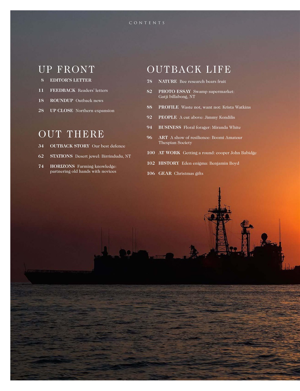 OUTBACK Magazine Preview Pages