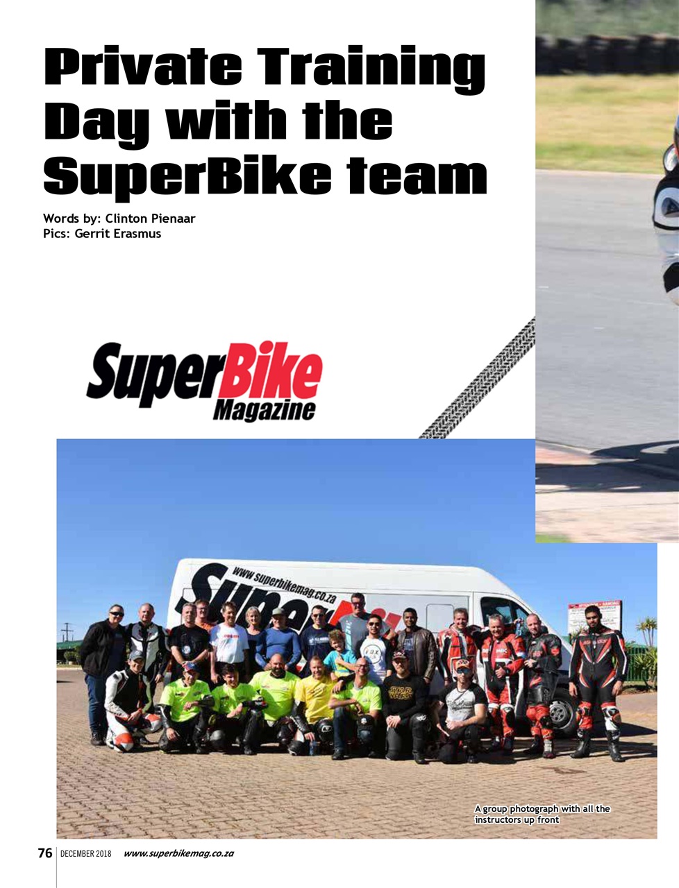 SuperBike South Africa Preview Pages