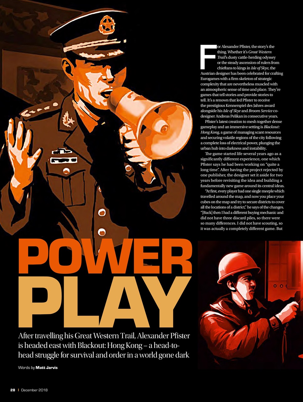 Tabletop Gaming Preview Pages