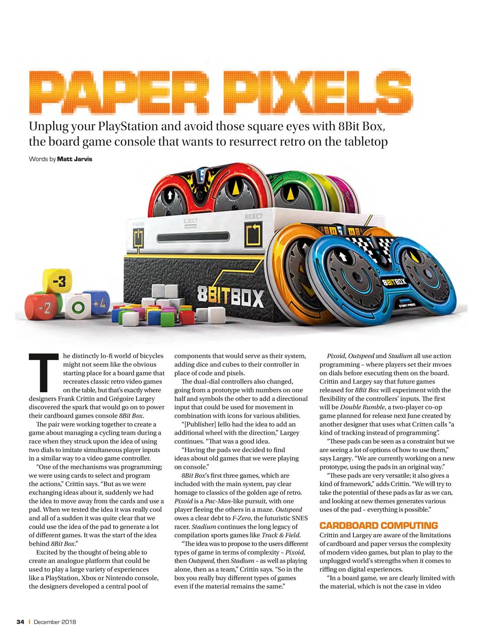 Tabletop Gaming Preview Pages