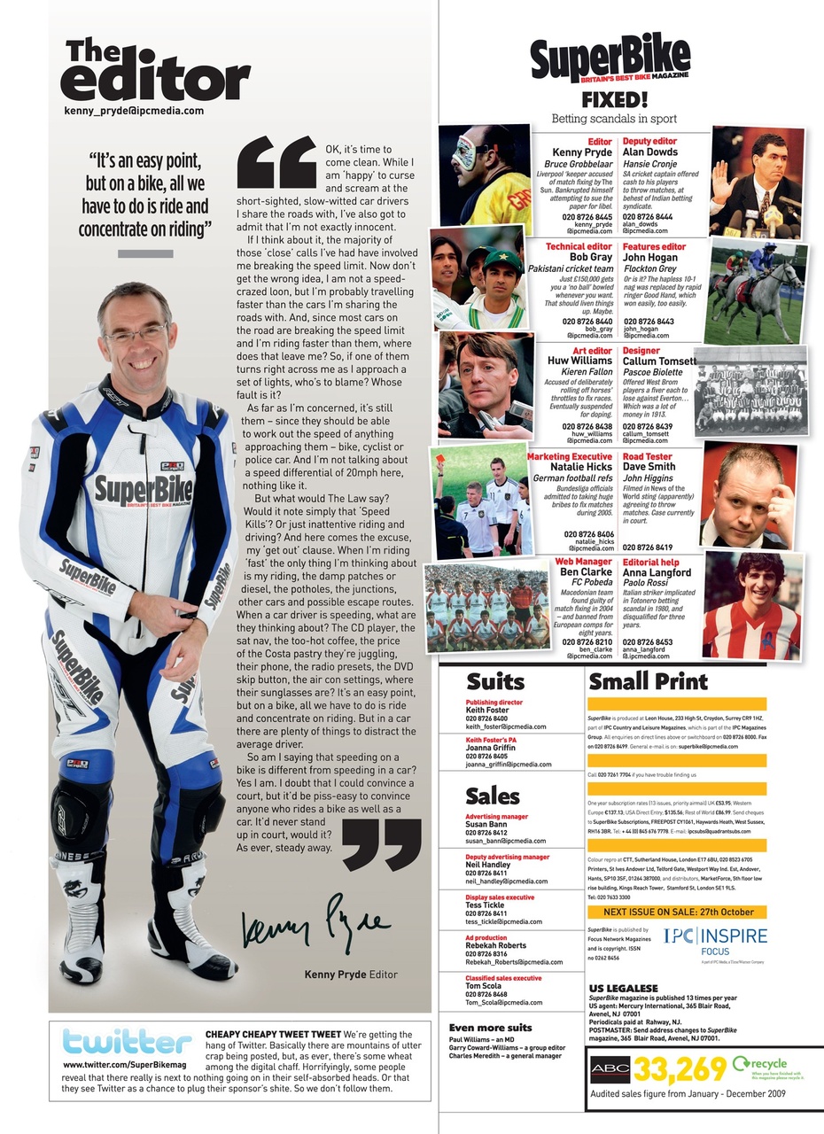 Superbike Magazine Preview Pages