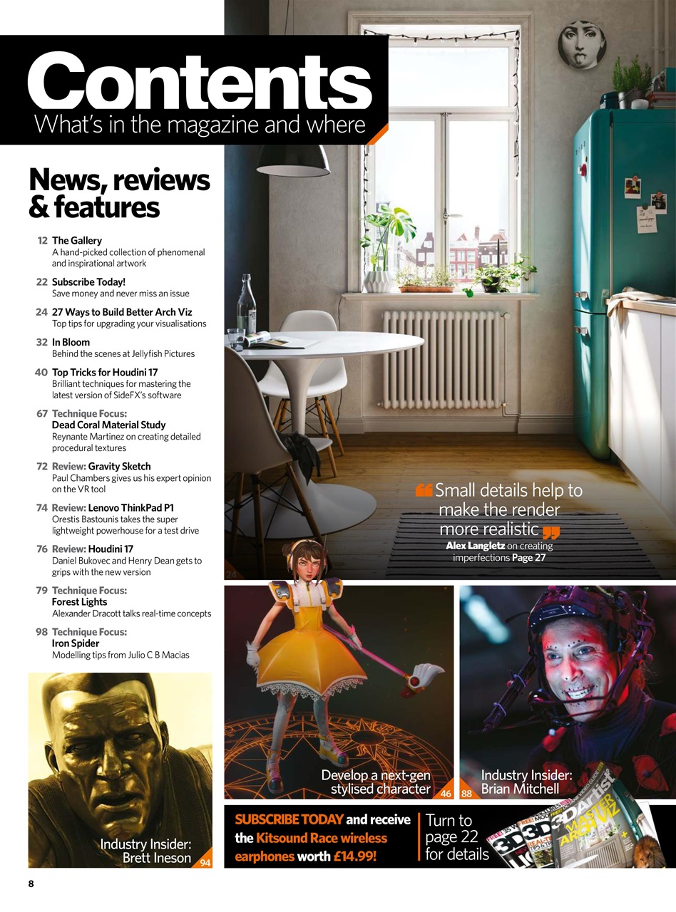 3D Artist Preview Pages