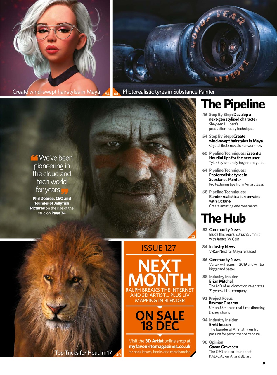 3D Artist Preview Pages