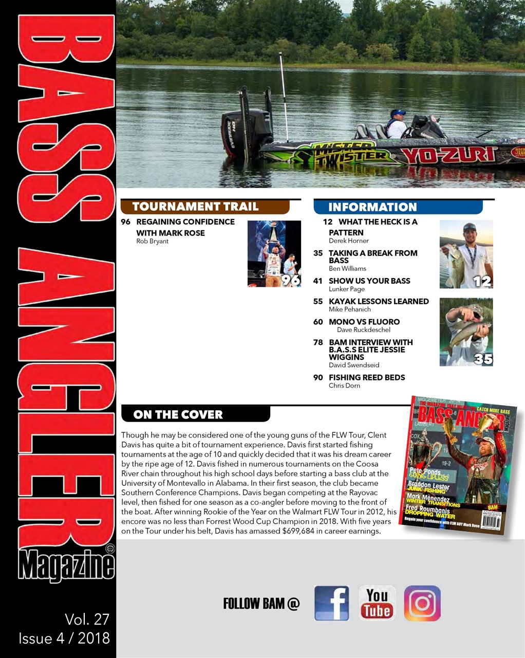 BASS ANGLER MAGAZINE Preview Pages