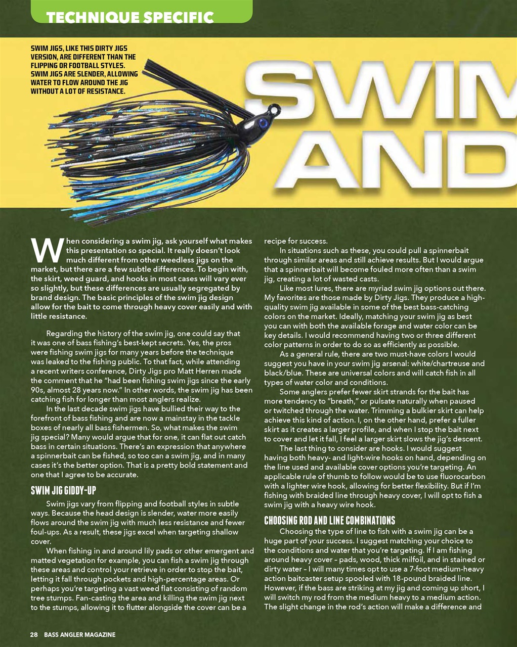BASS ANGLER MAGAZINE Preview Pages