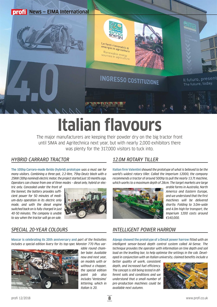 Profi International Preview Pages