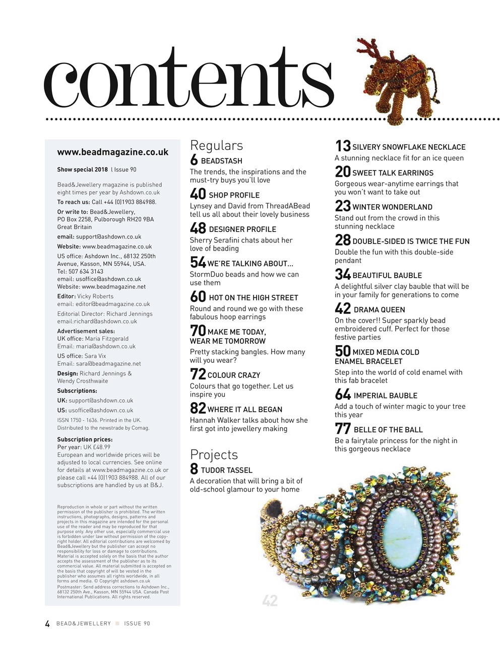Bead & Jewellery Magazine Preview Pages