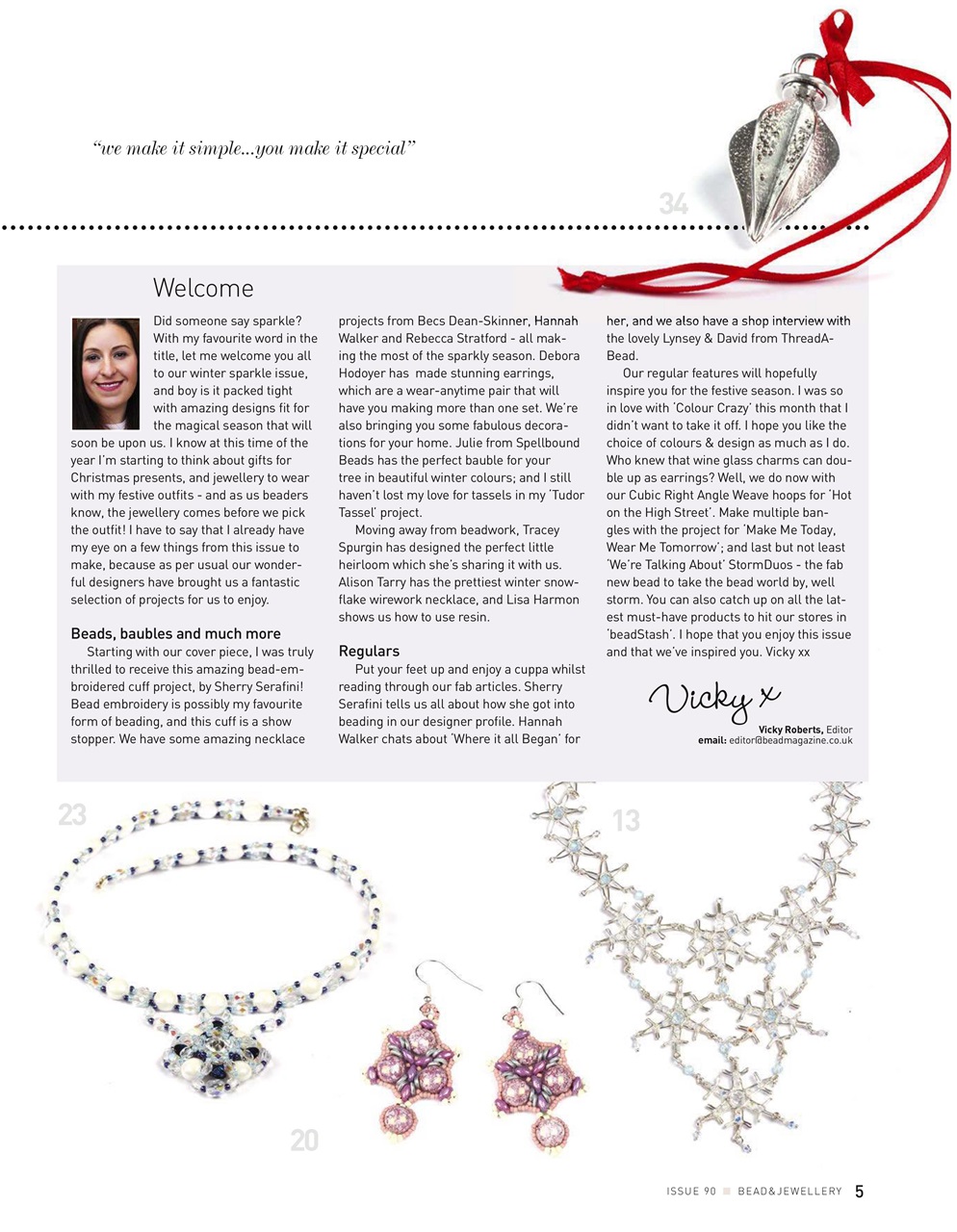 Bead & Jewellery Magazine Preview Pages